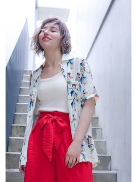 エース (ACE) ACE LA  伸ばしかけワンレンヘア