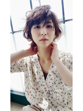 エルブロッサム 北上尾店(L-Blossom) 20代30代40代ショートパーマ　大人のラフショート３