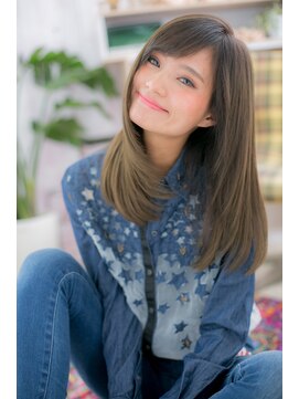 ミック ヘアアンドビューティー 大山店(miq  Hair&Beauty) 自然体の魅力… Ｉ ラインストレートb