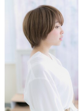 ミック ヘアアンドビューティー 大山店(miq Hair&Beauty) 斜めバングのラブマッシュショート