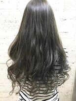 アレンヘアー 八尾店(ALLEN hair)&nbsp;アディクシーで作る☆黒髪アッシュとラフウェーブ