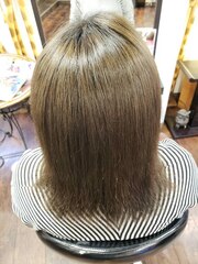 髪質改善×ロングヘア (酸熱トリートメントプレミアム)【艶髪】