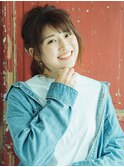 簡単ポニテアレンジ