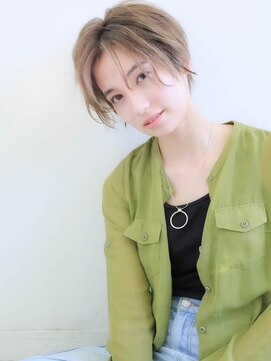 ラ ブレス 天王寺(LaBless) 美シルエット♪ウザったバングであざとショート♪(天王寺)