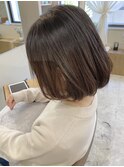 《花屋併設》ブラウンベージュボブ@20代30代40代@トリートメント