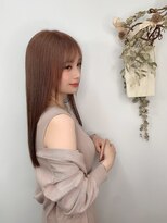 イーラ(era)&nbsp;《era》フェミニンロング　ショコラピンク　艶ツヤ　みわ