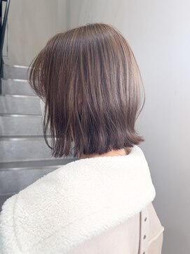 ニディー バイ デイジー(Nidee by Daisy) くびれヘア　メルティーカラー　ボブ ミルクティーブラウン