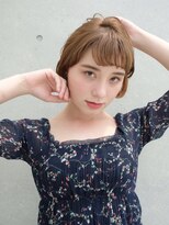 カカン(Kakan)&nbsp;【kakan鎌倉】エッジショート×ベージュデザインカラー