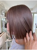 ブリーチオンカラー★ピンクベージュ
