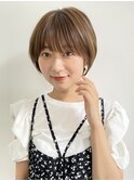 【銀座◇成田】イメチェンダークアッシュ丸みショート小顔