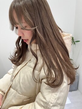 ジーナ 札幌(Zina) 髪質改善＊顔周りフェミニンレイヤ－カット＊美髪【Zina 札幌】