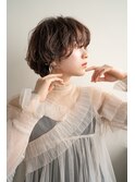 重めマッシュショートボブ
