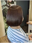 艶髪髪質改善カラー☆内巻きボブ