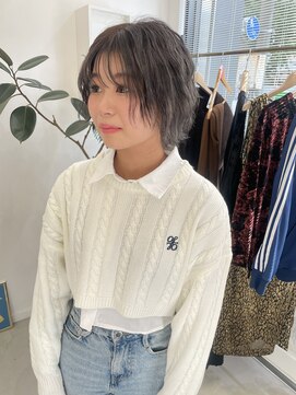 ヘアーアイスカルテット(HAIR ICI QUARTET) ボブウルフ結べるボブ似合わせカラーカット