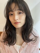 ガーランド (Garland)&nbsp;大人かわいいくびレイヤー/小顔シースルー前髪/ピンクベージュ