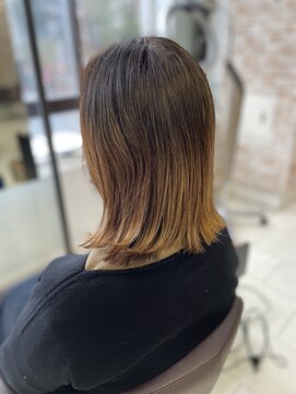 マニッシュ 三鷹駅前店 ベージュカラー×ロブ【75】