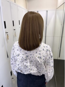 スタイル 茅ケ崎(STYLE) 切りっぱなしボブ/エアリーロング/美髪/ピンクブラウン/茅ヶ崎