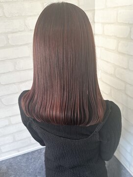 ルノン フィージュ(LUNON fieju) 髪質改善カラー/レッド/ピンク/ピンクレッド/ブリーチ無し