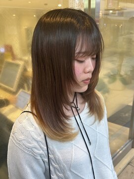 アース 高円寺店(HAIR & MAKE EARTH) 顔まわりにたっぷりレイヤー♪ 〔@earth_kouhei 〕