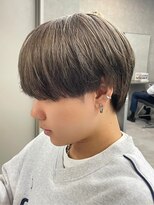 エルマーク 枚方(L-MARK)&nbsp;マッシュカラーブリーチメンズメンズカラーツーブロック