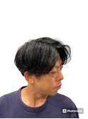 40代50代若見え大人センターパートツーブロック