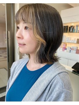 ラシェンテ リセ 西宮北口(La Sente Lycee) 【アンブレラカラー】ダークモノトーン×ミルキーベージュ