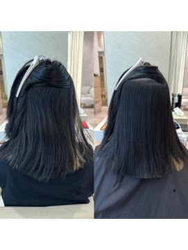 シンズ 銀座(sins) 太毛硬毛強い癖にもsins式髪質改善酸性ストレート[30代40代50代]