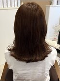 蒲郡ヘアカラー/くびれヘア/艶髪/透明感カラー/外ハネ/髪質改善