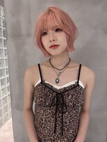 ロンドローズ 名古屋(Lond damaskRose)&nbsp;顔周り ボブ 韓国 レイヤー ダブルカラー 名駅 リタッチ 463