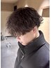 【新規限定】メンズカット+波巻きパーマ￥7980