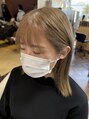 クワリ ブリーチ1回ミルクティーベージュ