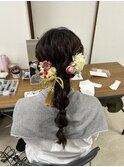 編みおろし/お呼ばれヘア/卒業式セット