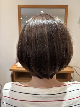 ボヌールヘアー(BONHEUR hair) 【王道Bob】丸みショートBob