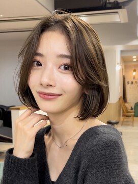 サンド クリア 横浜本店(sand clear) 大人可愛いオルちゃんボブ