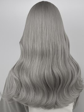 セブンルックス(7LOOKS) 【髪質改善】シルバーグレー×セミロング/ストレート