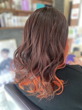 パッション 長町南店(PASSION) 仙台美容室長町PASSION☆インナービビットオレンジ☆