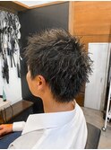 【IRIE HAIR福岡】スパイキーショート×アップバング