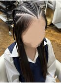 体育祭ヘア