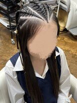 体育祭ヘア
