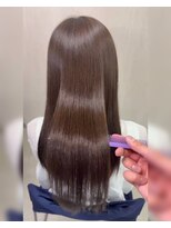 フレンズ 手稲店(friend's)&nbsp;《美髪の極み》ツヤ感ストレートロング髪質改善透明感ストレート