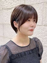 ハピネス 河原町店(Happiness)&nbsp;顔まわりカット　丸みショート　京都美容室　進詩織