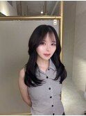 ミディアムレイヤー×髪質改善