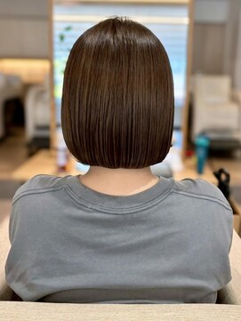 フリップビーアヴェダ(FLIP B AVEDA) 本八幡×艶ボブ×上品ブラウン×オーガニックカラー