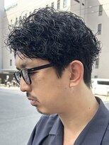 オーガニック アトリエ 大宮(organic+atelier)&nbsp;社会人◎ブルーブラック波巻きツイストスパイラルビジネス