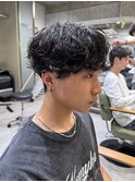 シャドウパーマ くせ毛風 大人ヘア 塩澤太一