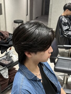 テクト バイアッシュ 吉祥寺店(Tect by Ash) センターパートウルフニュアンスパーマ毛流れパーマ