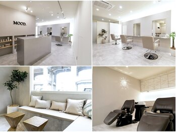 ムード(MOOD.)の写真/清潔感のある上質空間×相談しやすいスタイリストの人柄が魅力◇マンツーマンでお悩みや理想に寄り添います