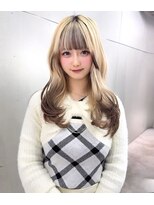 ジェム(GEM)&nbsp;《YURI》ブロンドベージュ/裾カラー/デザインカラー