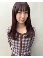 ドルセプラタ(Dulce plata)&nbsp;【kaN.】髪質改善ストレート×ボルドーカラー