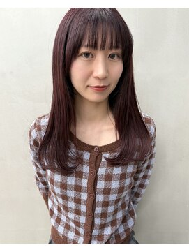 ドルセプラタ(Dulce plata) 【kaN.】髪質改善ストレート×ボルドーカラー